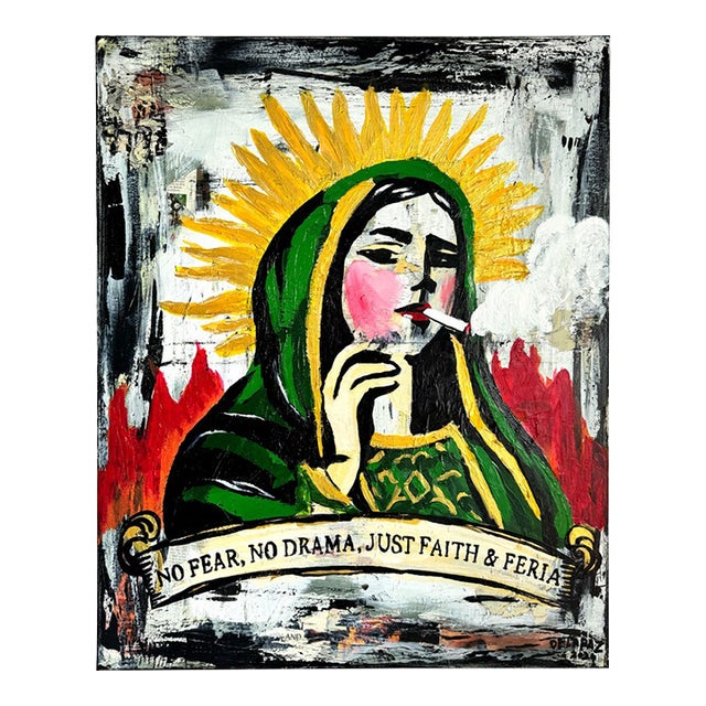 Rebel Saint Painting Canvas For Sale