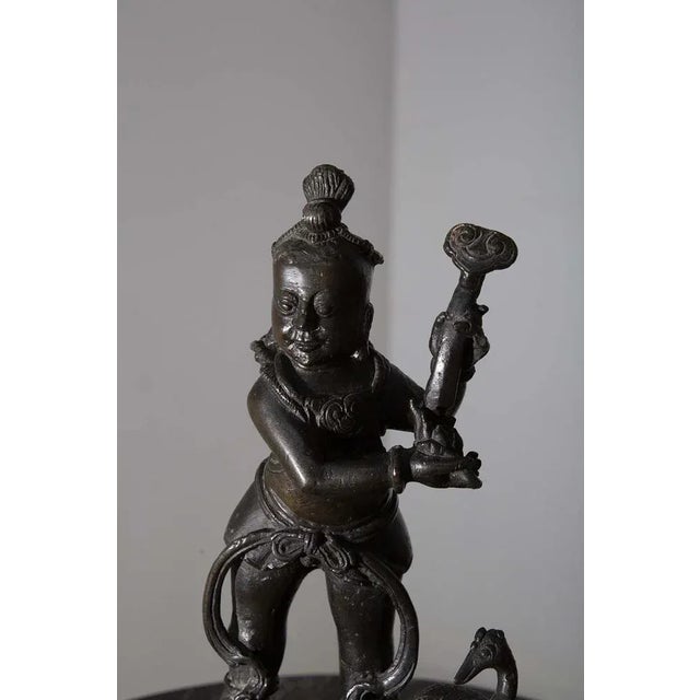 Chinese Ming Dynasty Bronze Taoist Figure, 16th Century For Sale - Image 6 of 8