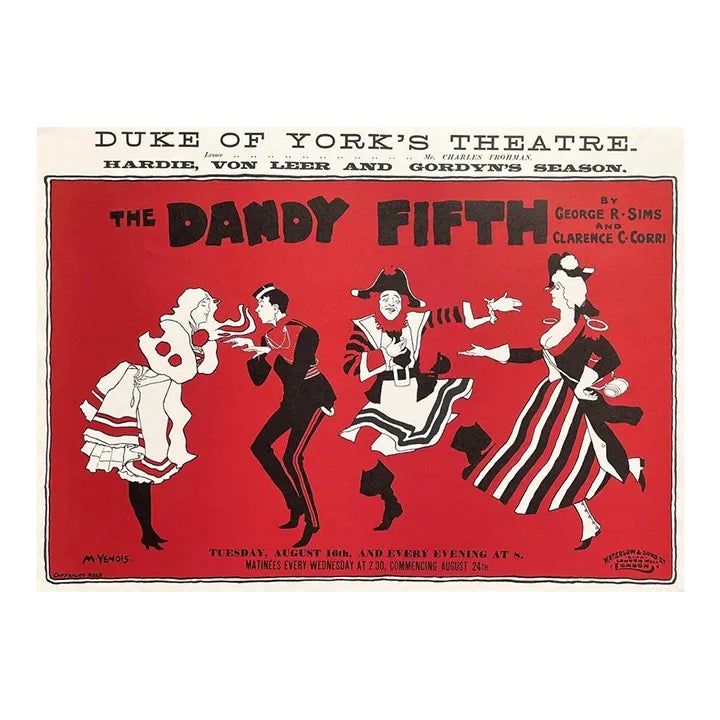 1980s the Dandy Fifth (1898) by Yendis Poster Reissue | Chairish