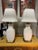 1960s Hollywood Regency Crackle Glaze Lamp Pair For Sale - Image 11 of 11