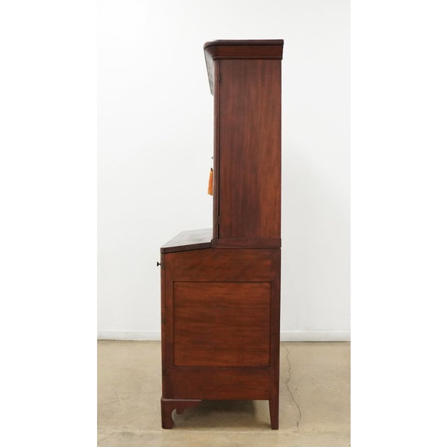 Vintage Butlers Secretary Desk on Chest For Sale In Austin - Image 6 of 17