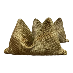 Vintage Re-Designed and Hand-Engineered Pillow Covers - a Pair