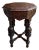 Petite Antique French Octagon Center Side Table Renaissance Carved Oak C1890 For Sale