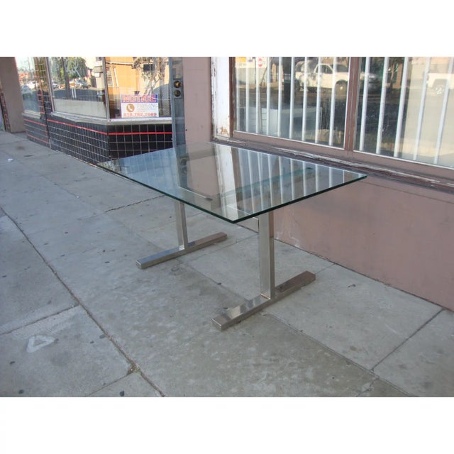 Contemporary 1930s Contemporary Rectangular Desk For Sale - Image 3 of 4