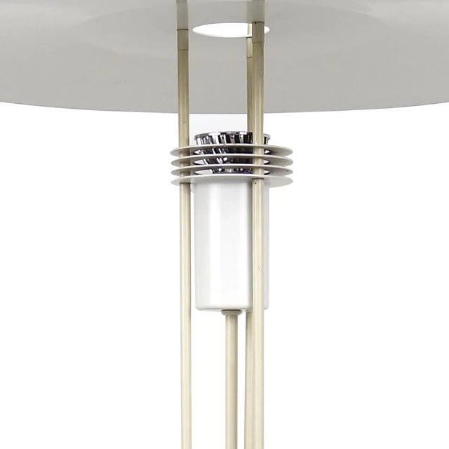 Mid-Century Modern Mid-Century Modern White Steel Floor Lamp from Frandsen For Sale - Image 3 of 10