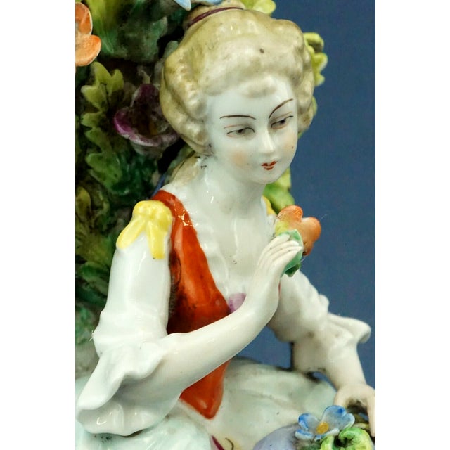 19th Century Porcelain Sculpture of a Lady by Ernest Bohne & Söhne, Germany For Sale - Image 14 of 18