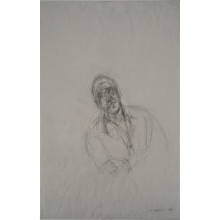 Alberto Giacometti, Portrait de Jean Gênet, Lithograph For Sale