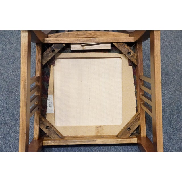 Nichols & Stone Quarter Sawn Oak Mission Style Arts & Crafts Dining Side Chair 4033-0461 For Sale - Image 9 of 10