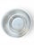 Vintage Art Deco Revival White Satin Glass Pendant Light With Brushed Chrome Hardware For Sale In Buffalo - Image 6 of 9