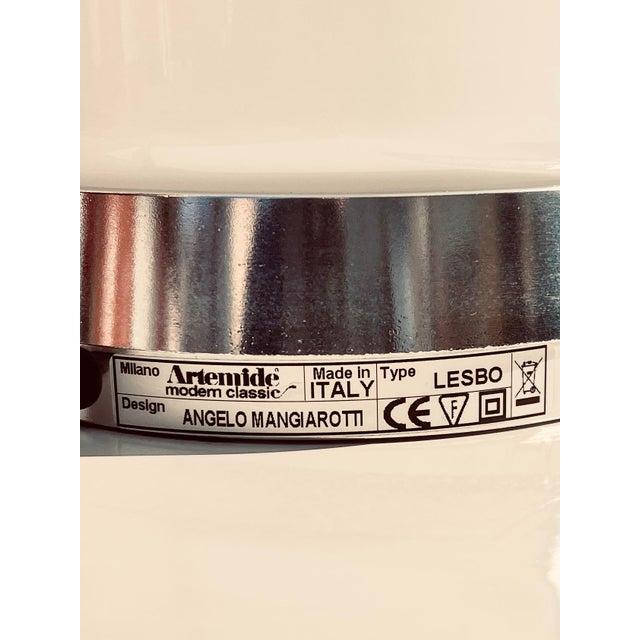 Large Italian Table Lamp by Angelo Mangiarotti for Artemide For Sale - Image 10 of 18