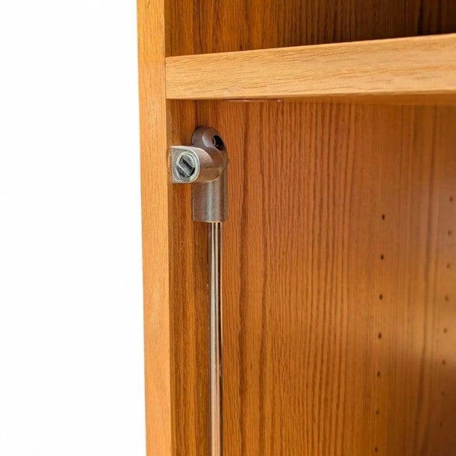 Tall Bar Cabinet With Drop-Front Mirror, 1980s, Bauhaus Designs Canada For Sale In Los Angeles - Image 6 of 18