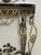 1920s Oscar Bach Gilded Iron Console and Beveled Mirror Set With Black Marble Top, Attributed For Sale - Image 9 of 18