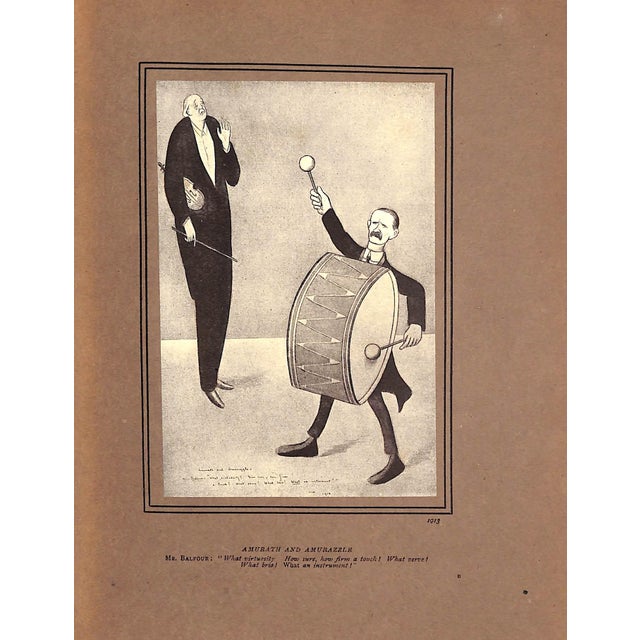 Traditional "Fifty Caricatures" Book 1913 Beerbohm, Max For Sale - Image 3 of 12