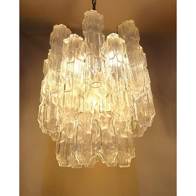 Postmodern Murano Glass Chandelier attributed to Toni Zuccheri for Venini, 1970s For Sale - Image 18 of 18