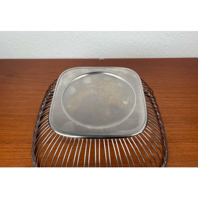 Italian Postmodern Stainless Steel Fruit Bowl from Alessi, 1980s For Sale - Image 13 of 15