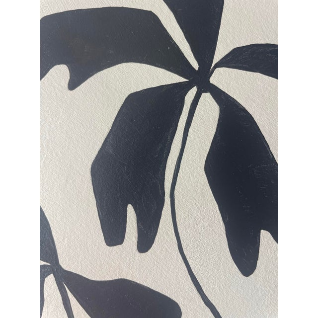 Contemporary 2026 "L'Aiuola Bruciata Series No. 6" Abstract Botanical Painting on Paper by Artist r.k. Red For Sale - Image 3 of 4