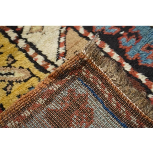 Antique Kazak Rug 3'8'' x 8'1'' For Sale - Image 9 of 9