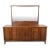 Mid Century Modern Lowboy Dresser With Mounted Mirror by Thomasville For Sale