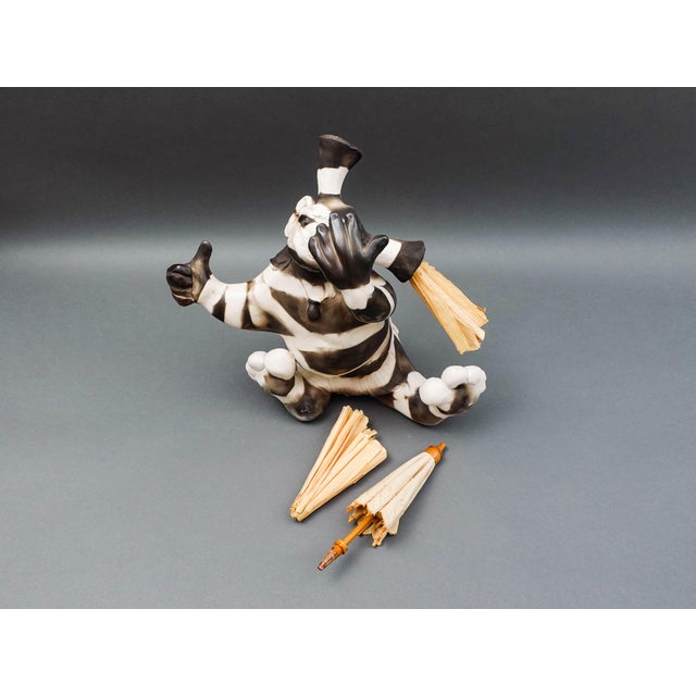 Ceramic Andrew Rodriguez Luguna Pueblo New Mexico 2000 "You Know Who" Pottery Sculpture For Sale - Image 7 of 9