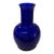 Mid Century Handblown Cobalt Blue Vase - Signed Portugal For Sale