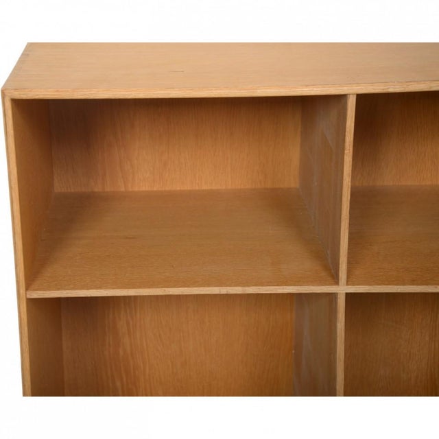 Vintage Deep Bookcase in Oak by Mogens Koch, 1980s For Sale - Image 3 of 16
