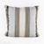 Art Deco Neutral Stripe Pattern Throw Pillow in Beige and Gray For Sale - Image 3 of 10