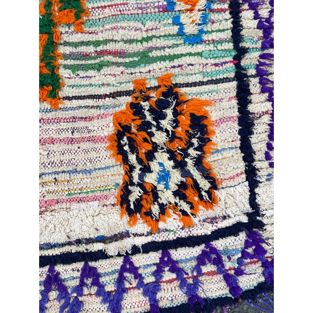 Moroccan Artist 1980's Colorful Berber Azilal Rug For Sale - Image 4 of 10