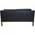 2212 Two-Seater Sofa in Black Leather by Børge Mogensen, 1980s For Sale - Image 13 of 18