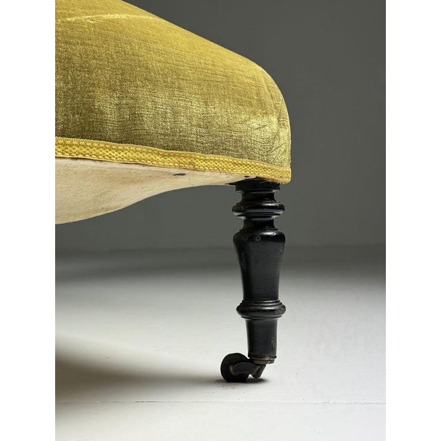 Napoleon III Slipper Chaise Loungue For Sale - Image 14 of 18