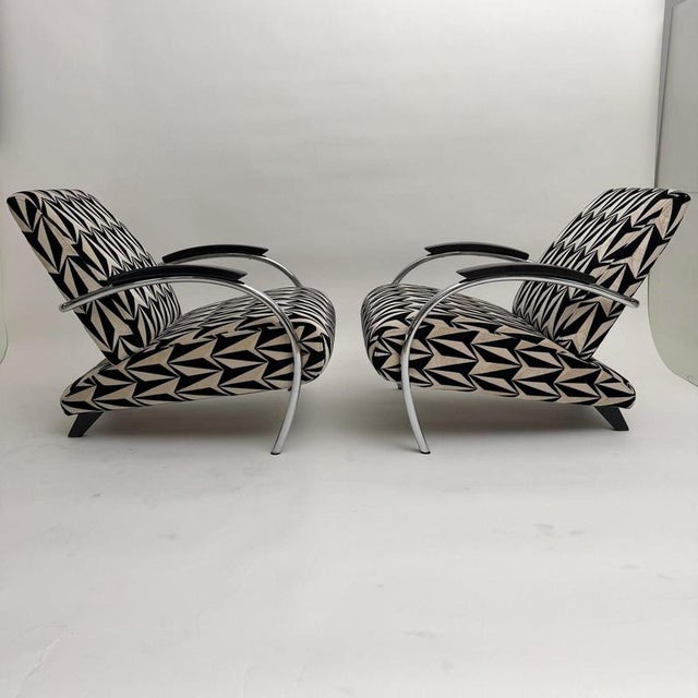 Steel Tube 5470 Armchairs from Gelderland, Netherlands, 1990, Set of 2 For Sale - Image 4 of 18