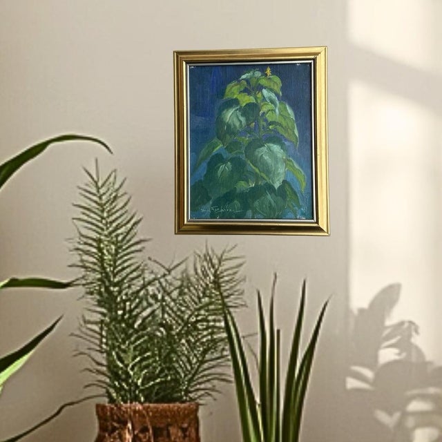 Original Oil Painting Sunflower by Bill Farnsworth For Sale - Image 10 of 10