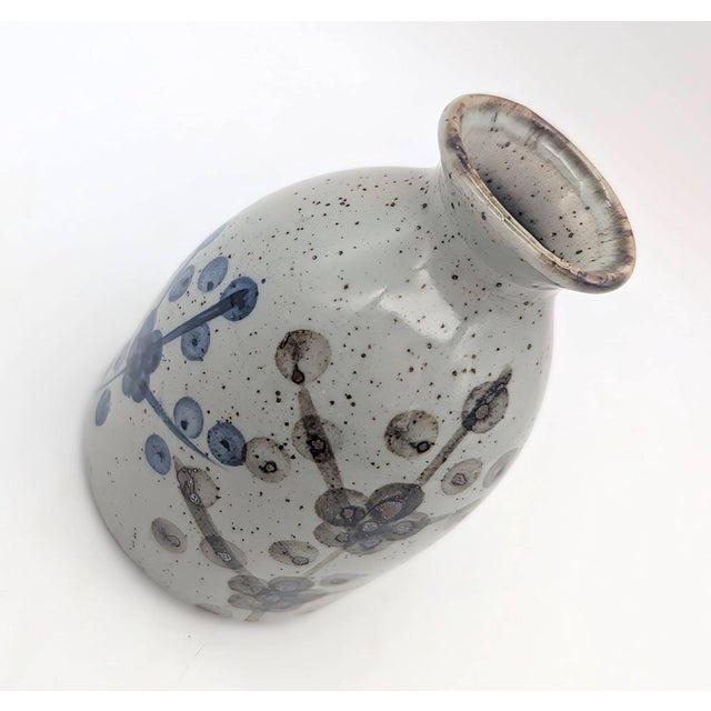 1980s Japanese Glazed Stoneware Bud Vase For Sale In Miami - Image 6 of 9