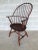 English d.r. Dimes 1007 Bow Back Olde Amber Finish Arm Chairs - A Pair For Sale - Image 3 of 11