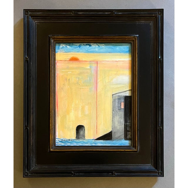 Contemporary Abstract Expressionist Painting Titled Venice by Satori Gregorakis For Sale - Image 3 of 3