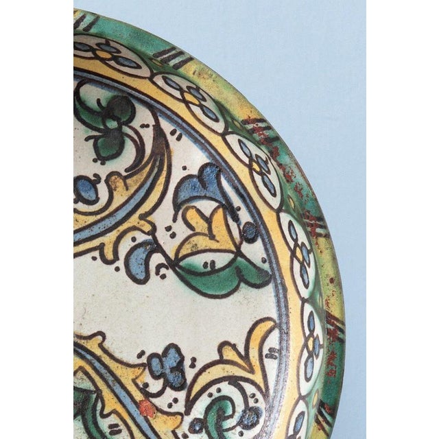 Antique Pastilla Serving Dish from Fez, Morocco, 1830 For Sale - Image 3 of 7