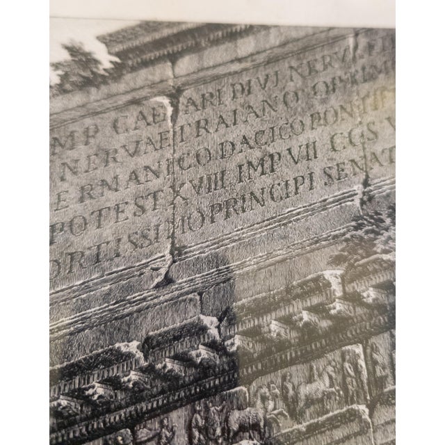19th Century Architectural Grand Tour Engraving Print of Arch of Traian For Sale - Image 16 of 18