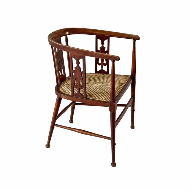Antique Edwardian Armchair For Sale - Image 13 of 14