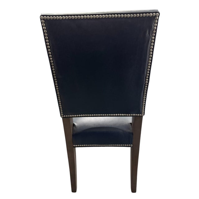Arhaus Arhaus Torino Leather Side Chair For Sale - Image 4 of 9