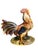 Large Vintage Mid Century Hand Painted Ceramic Rooster & Sunflowers Statue/Figurine For Sale - Image 4 of 10