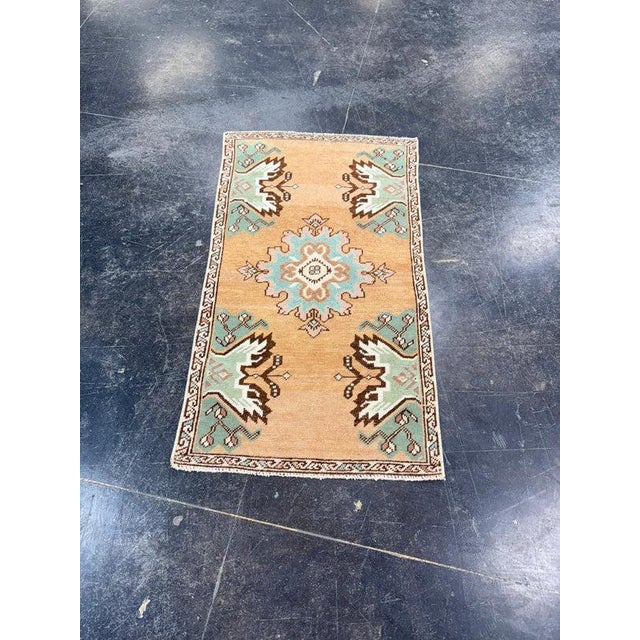 Brown Turkish Vintage Runner Rug 3'9" x 11'3" #17080 For Sale - Image 8 of 8