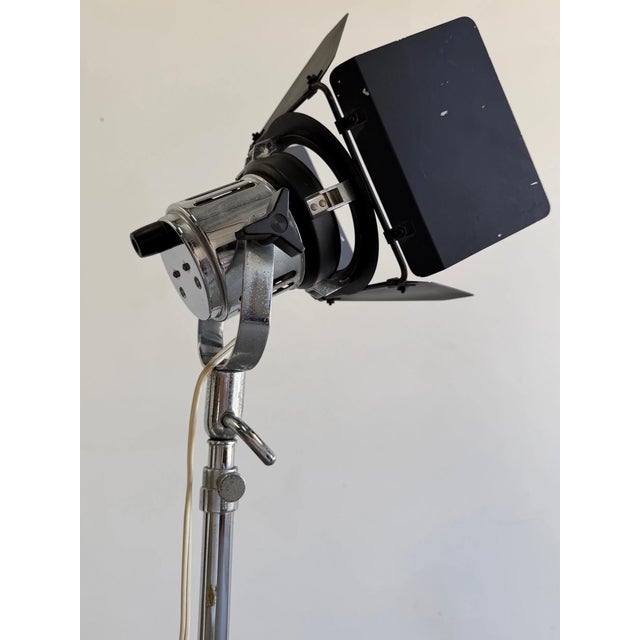 Vintage Berkey Film Spotlight Floor Lamp For Sale - Image 9 of 12