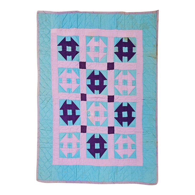 Mid 20th Century American Amish Quilt For Sale