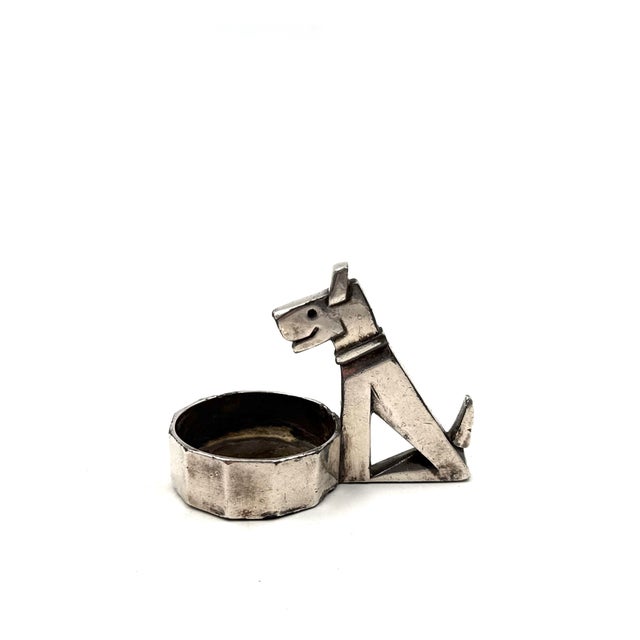 Art Deco Art Deco Silver-Plated Ric & Mac Small Ashtray, Edouard Marcel Sandoz, Gallia Christofle, France 1930s For Sale - Image 3 of 8