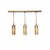 Not Yet Made - Made To Order Italian Three-Light Pollux Chandelier in Burnished Metal For Sale - Image 5 of 5