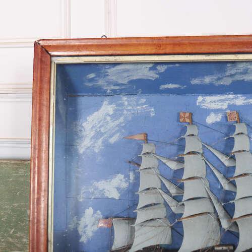 Late 19th Century Cornish Diorama of Queen Anne, 1890s For Sale - Image 3 of 10