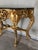 Rococo Gold Console with Black Marble, 1920s For Sale - Image 3 of 6