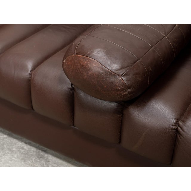 Vintage DS-85 Sofa in Brown Leather from de Sede, 1980s For Sale - Image 10 of 14