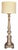 19th Century Antique White Gold Giltwood Floor Lamp W Custom Shade For Sale - Image 5 of 5