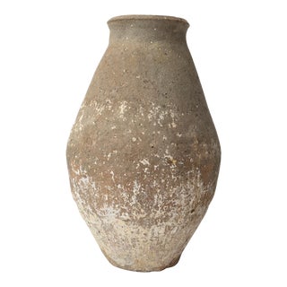 Antique Julfar Ware Middle Eastern Earthenware Pottery Vase For Sale