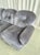 Metal Space Age Velvet and Chrome 3-Seater Sofa attributed to Adriano Piazzesi, Italy, 1960s For Sale - Image 7 of 18